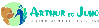 Logo Arthur et Juno | Seconde main pour les 0-6 ans à Montréal